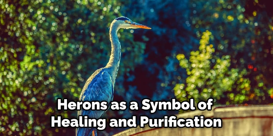Herons as a Symbol of Healing and Purification