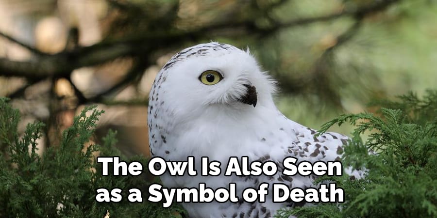 the owl is also seen as a symbol of death.