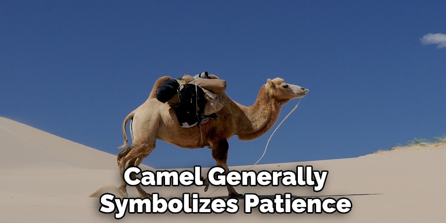 Camel Generally Symbolizes Patience