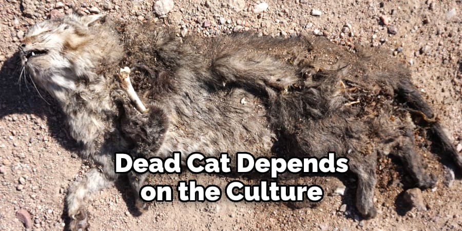 Dead Cat Depends  on the Culture