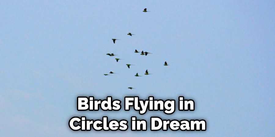 Birds Flying in  Circles in Dream
