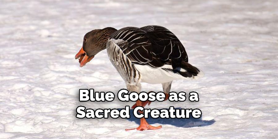 Blue Goose as a Sacred Creature