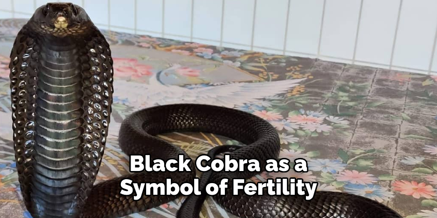 Black Cobra as a Symbol of Fertility.