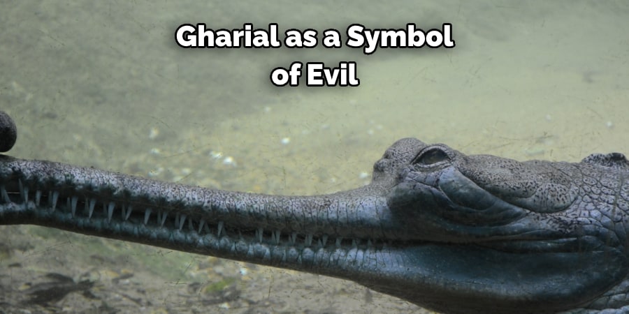 Gharial as a Symbol of Evil
