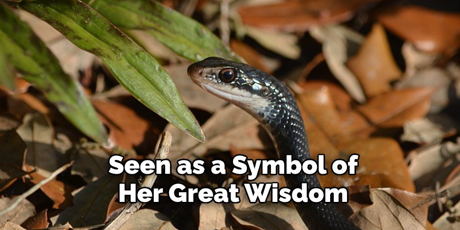 Seen as a Symbol of Her Great Wisdom