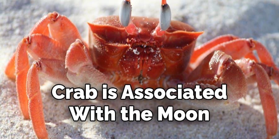 Crab is Associated  With the Moon
