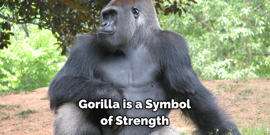 Gorilla is a Symbol of Strength