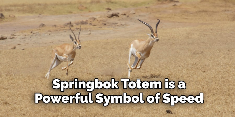 Springbok Totem is a  Powerful Symbol of Speed