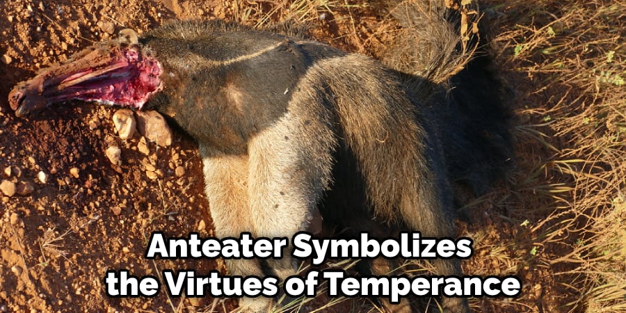 Anteater Symbolizes the Virtues of Temperance