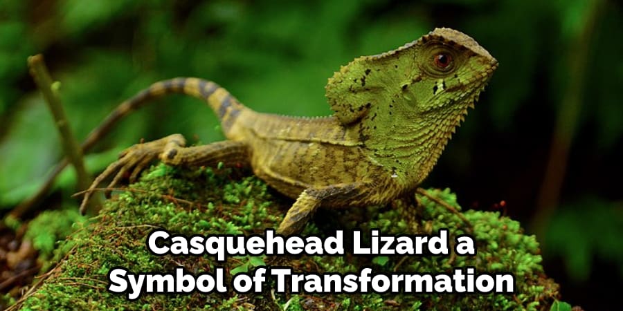 Casquehead Lizard as a Symbol of Transformation