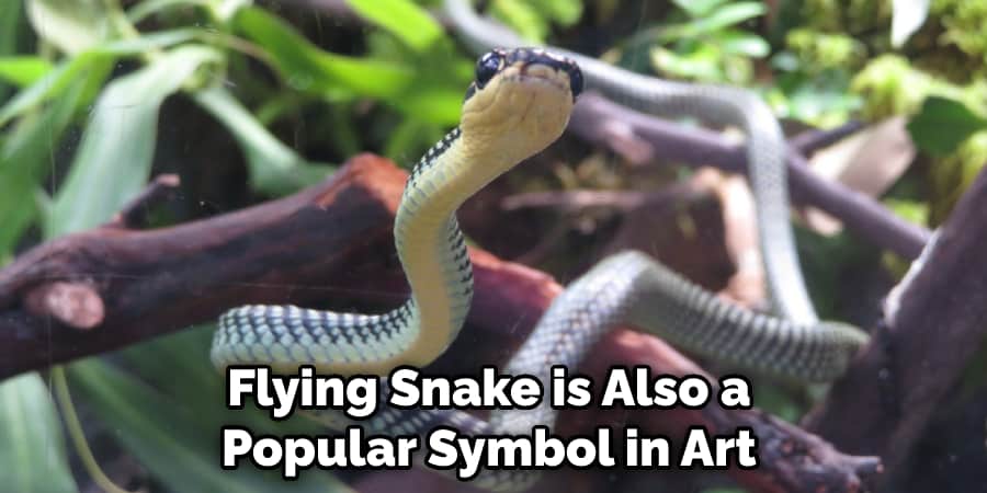 Flying Snake is Also a Popular Symbol in Art 