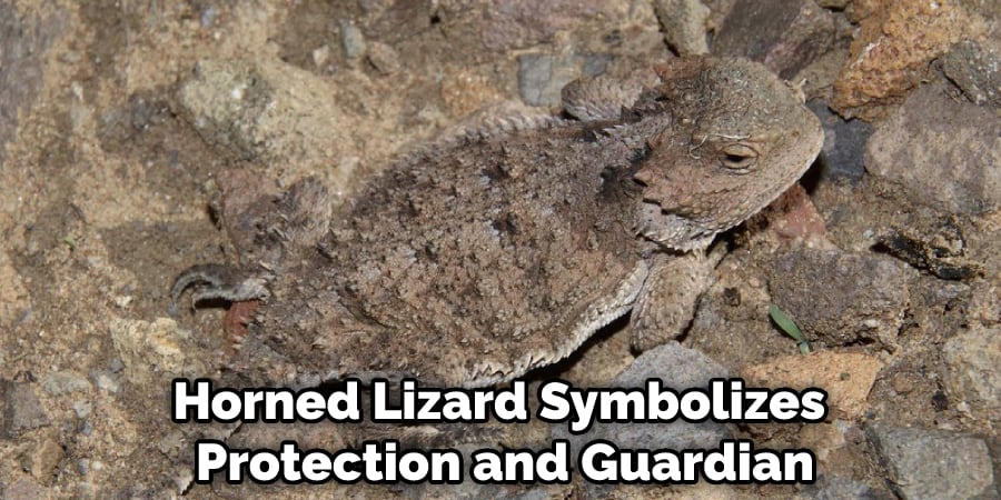Horned Lizard Symbolizes Protection and Guardian