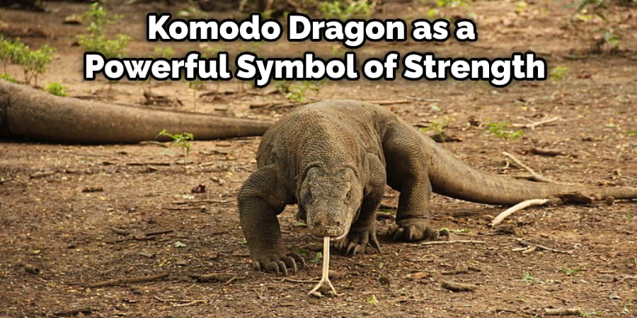 Komodo Dragon as a Powerful Symbol of Strength