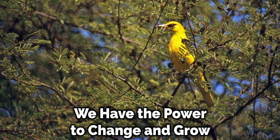 We Have the Power to Change and Grow