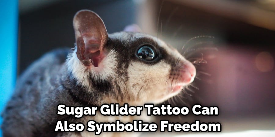 Sugar Glider Tattoo Can Also Symbolize Freedom