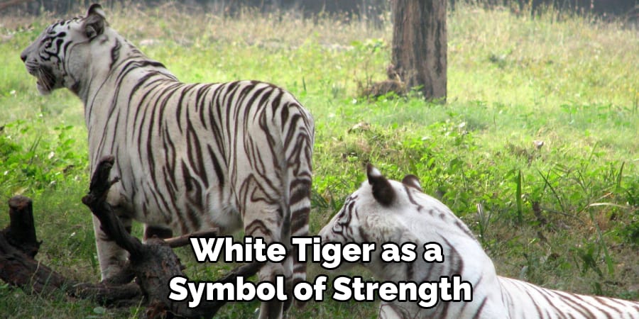 White Tiger as a Symbol of Strength
