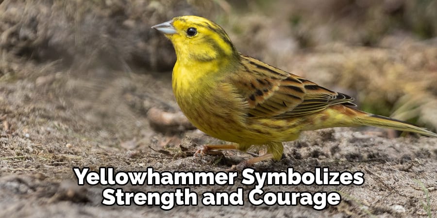 Yellowhammer Symbolizes Strength and Courage